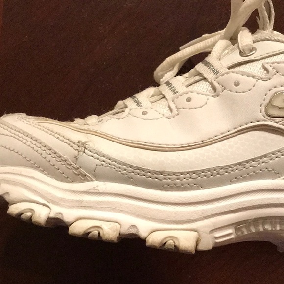 Skechers White D’Lites size 7 - Picture 9 of 16